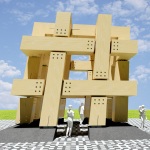 HELPING HASHTAGS - Proposal for Public Art Pavilion in Cleveland