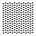 One Hundred Ninety Six Black Triangles on White