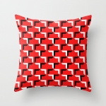 Style: Corners / black and white on red