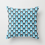 Style: Cornered / black and white on teal