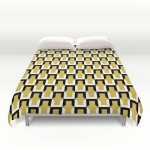 Style: Cornered / black and white on gold
