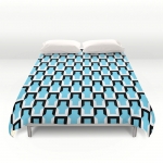 Style: Cornered / black and white on teal
